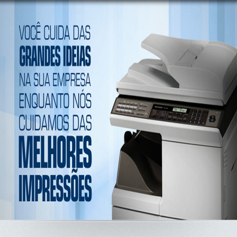 Aluguel de Copiadora Ribeirão Pires - Aluguel de Máquina Copiadora Ricoh