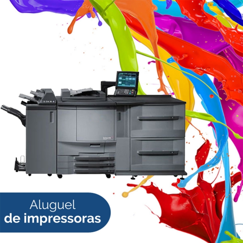 Aluguel de Impressora Colorida para Escola Mongaguá - Aluguel de Impressora para Empresa