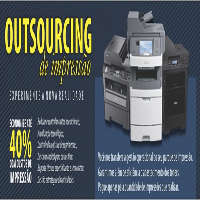 Empresa de Outsourcing de Impressão Completa Butantã - Outsourcing de Impressão para Escritório