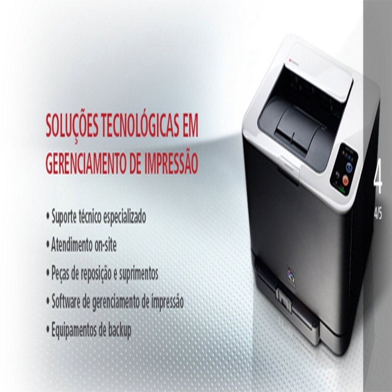 Empresas de Locação de Impressoras a Laser Brooklin - Empresas de Aluguel de Impressoras Preto e Branco
