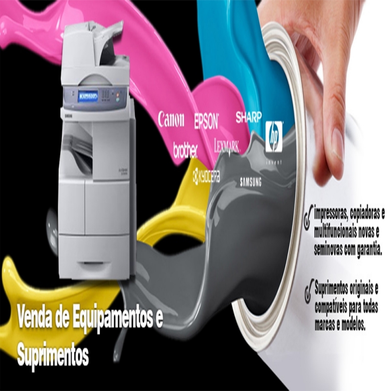 Locação de Impressora a Laser Multifuncional Colorida Preço Bela Vista - Locação de Impressora para Escola
